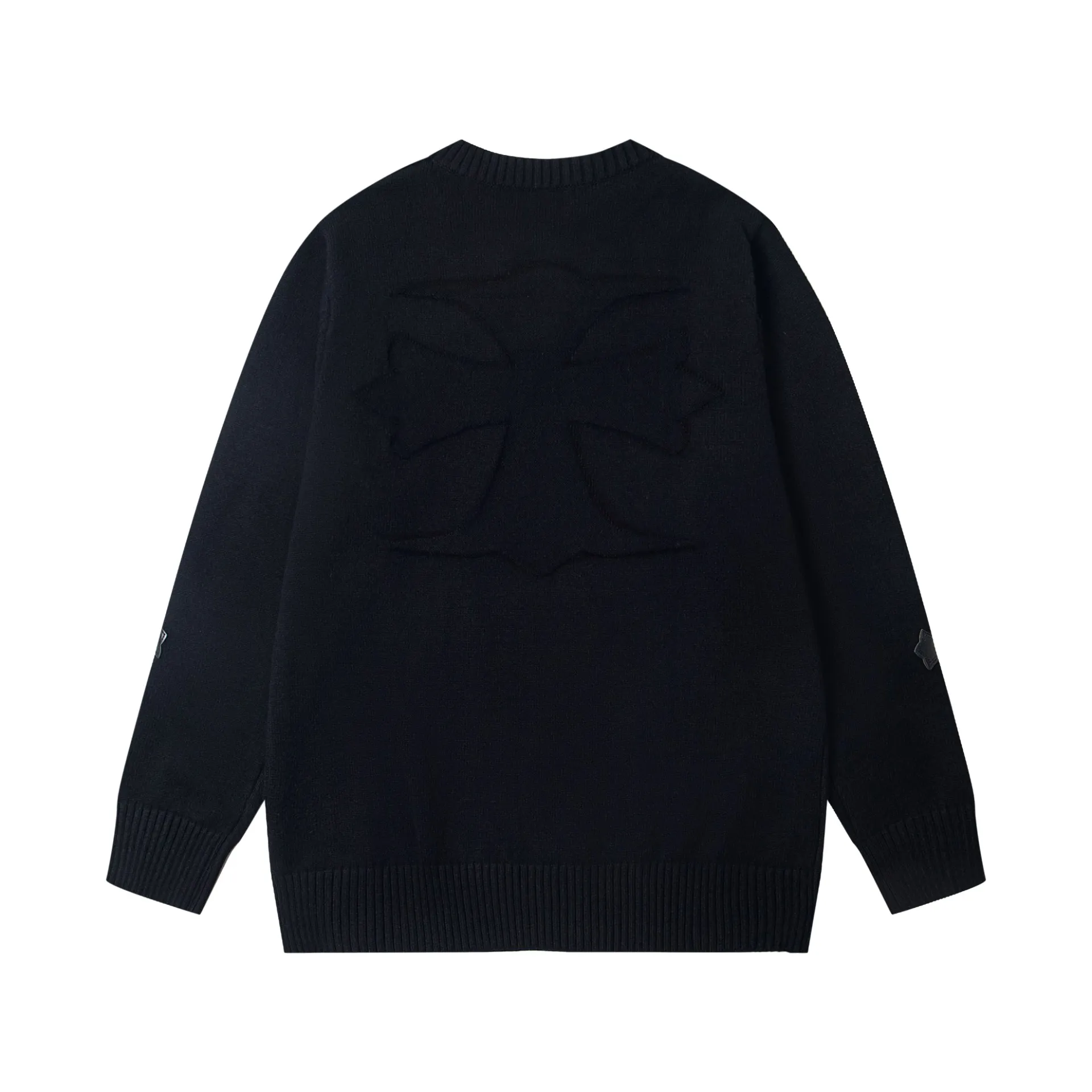P260 model number: G801 Chrome Hearts new cross knitted jacquard appliqué embroidered round neck sweatshirt 1️⃣ Purchase the original version, containing 20% ​​wool. The item is made of custom-dyed and custom-spun yarn. It is heavy enough and thick enough to feel heavy in the hand. The workmanship details are perfectly controlled, and the upper body effect is also very comfortable! 2️⃣ It is very youthful and energetic, and can be easily worn by both men and women. It is very in line with the fashion aesthetic concepts of today's young people, creating a casual and lazy fashion tone. It is a must-have for couples in autumn and winter! 3️⃣ Complete accessories, same style for men and women. Color: black, white Size: S, M, L